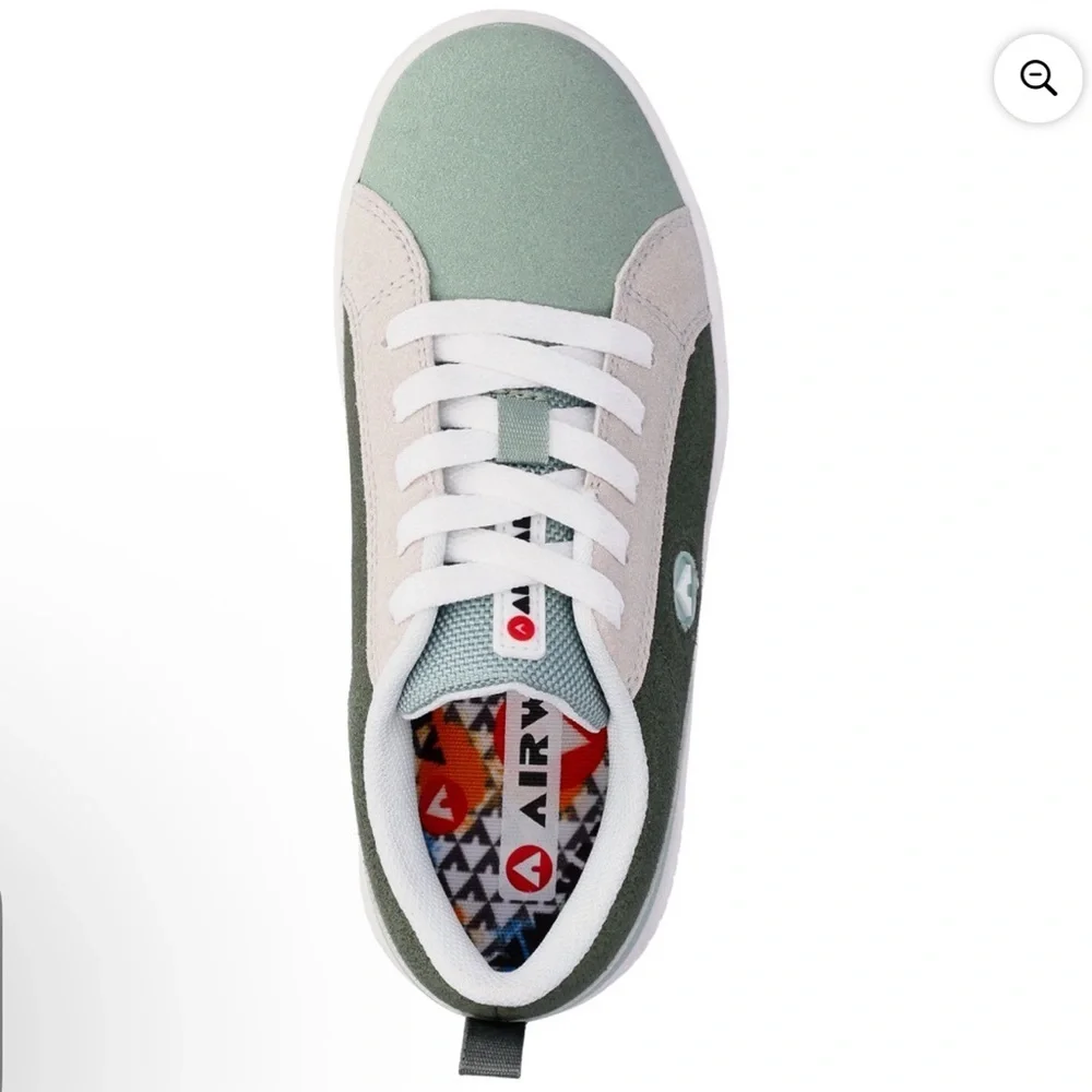 Airwalk Kids Sneakers - Green, Gray, White